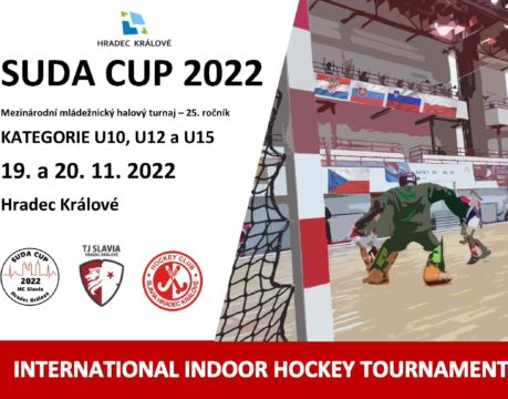 25. ročník mezinárodního halového turnaje SUDA CUP 2022 se uskuteční ve dnech 19.-20.11.2022